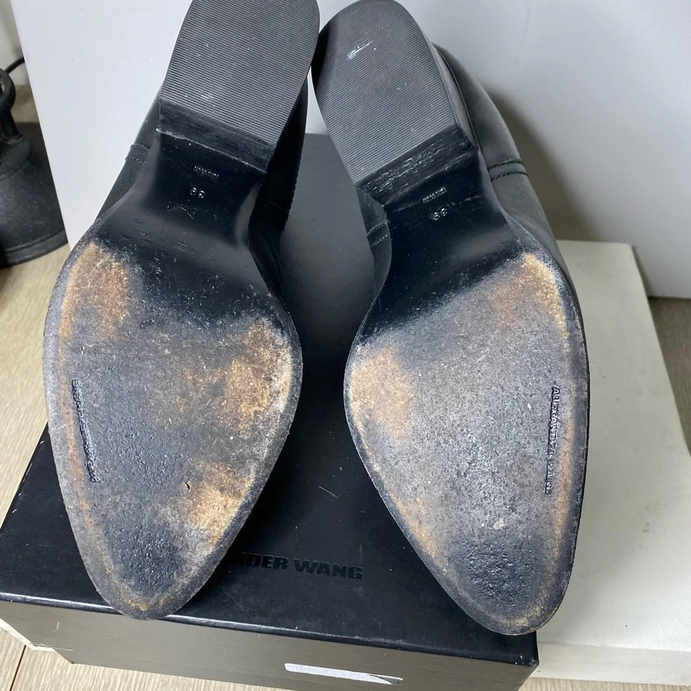 Alexander Wang Booties taking to trash soon to declutter - Picture 5 of 8